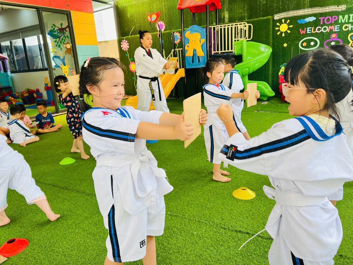 TopMind children during a school event